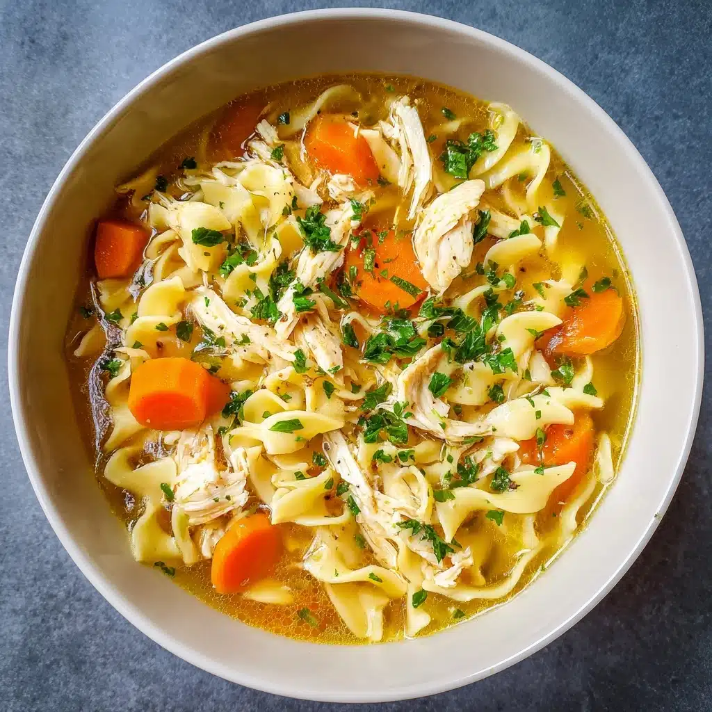 Classic Chicken Noodle Soup Recipe - Recipe Image