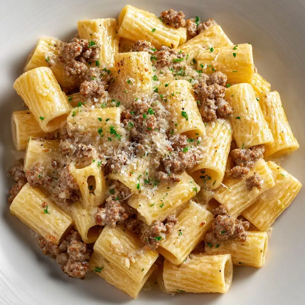 One-Pot Creamy Beef Pasta Recipe - Recipe Image