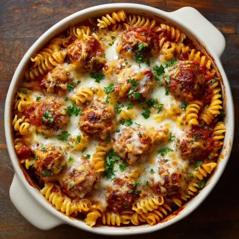 Dump and Bake Meatball Casserole Recipe