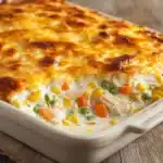 Easy Chicken Cobbler Dinner Casserole Recipe