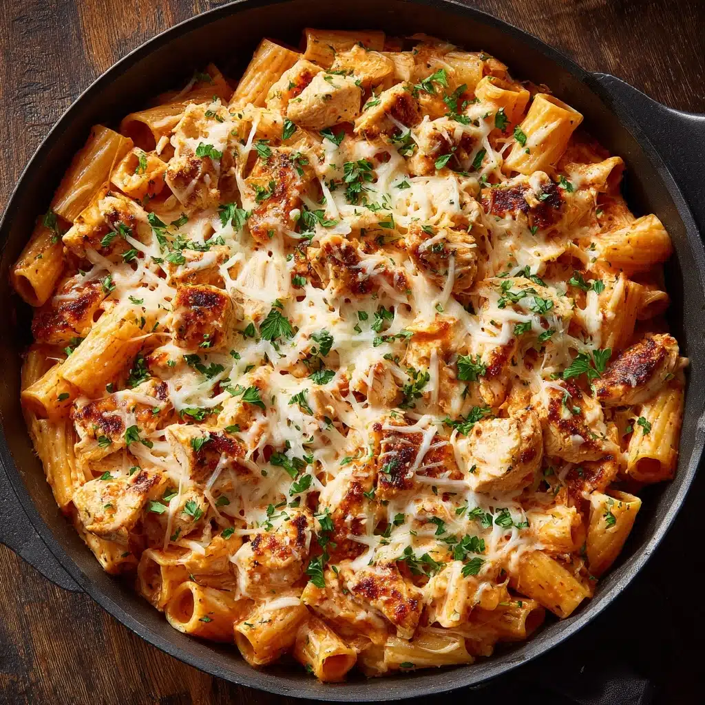 One-Pot Chicken Parmesan Pasta Recipe - Recipe Image