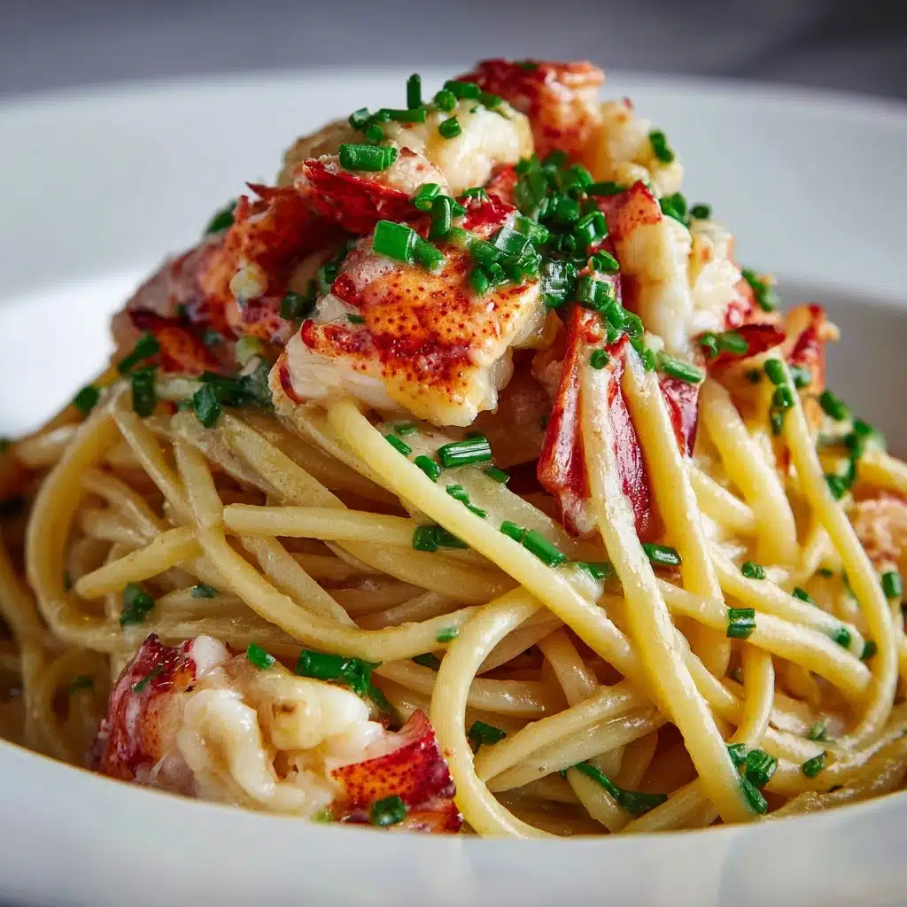 Lobster Pasta with Cream Sauce Recipe - Recipe Image