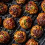 Air Fryer Chicken Meatballs With Parmesan Recipe