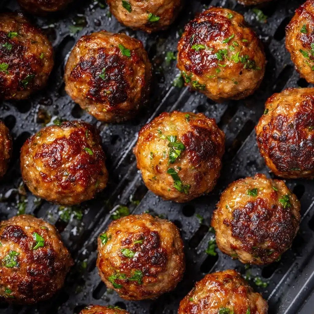 Air Fryer Chicken Meatballs With Parmesan Recipe