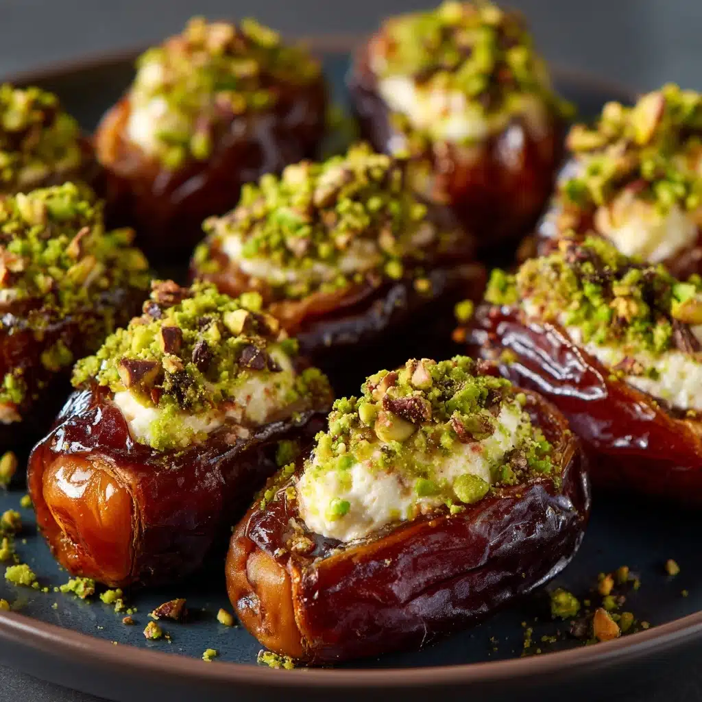 Honey Pistachio Ricotta Stuffed Dates Recipe - Recipe Image