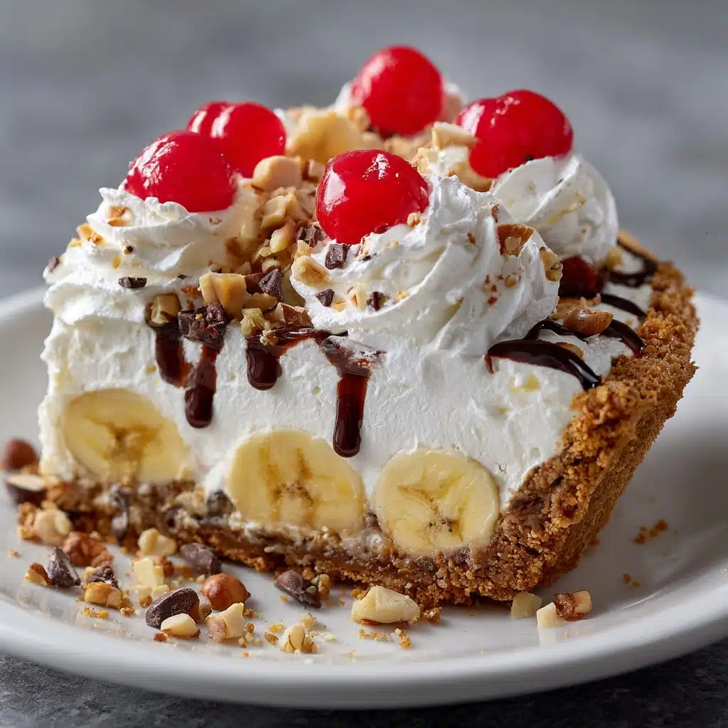 Heavenly No-Bake Banana Split Cheesecake Recipe - Recipe Image