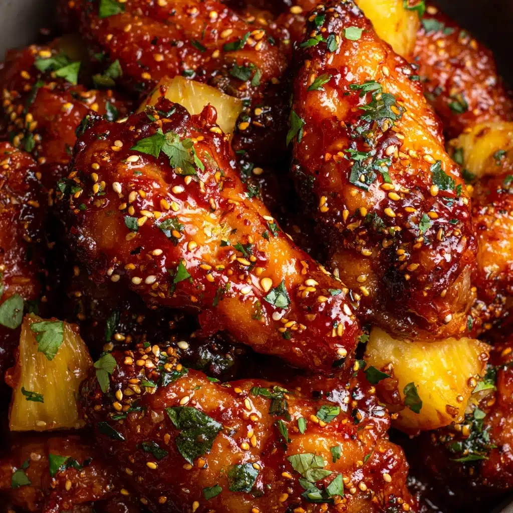 Brown Sugar Pineapple Wings Chicken Recipe