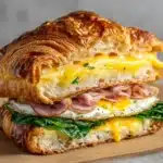 Maple Mustard Croissant Breakfast Sandwich Recipe
