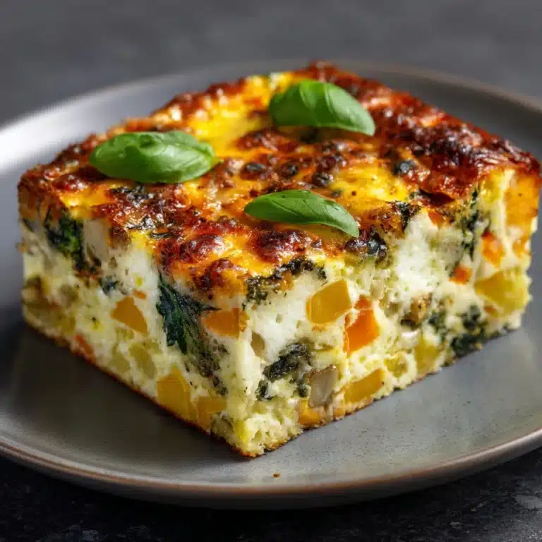Cheesy Protein Egg Bake Recipe