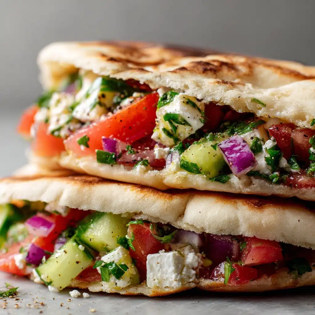 Greek Salad Pita Pockets Recipe - Recipe Image