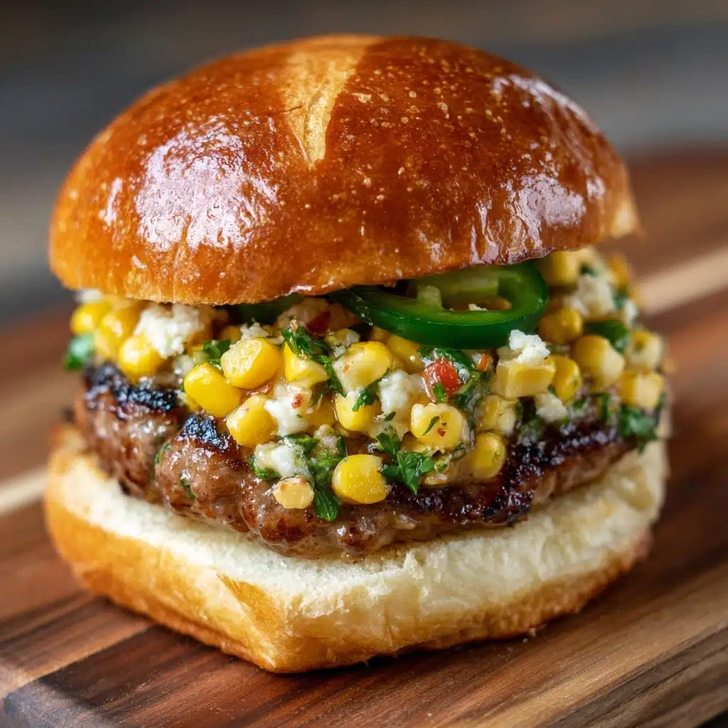 Street Corn Cheeseburger Sliders Recipe