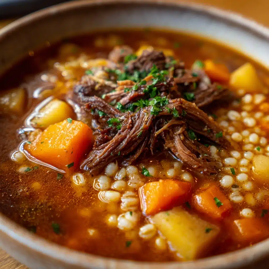 Hearty Beef and Barley Soup Recipe - Recipe Image