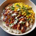Street Corn Chicken Rice Bowl Recipe