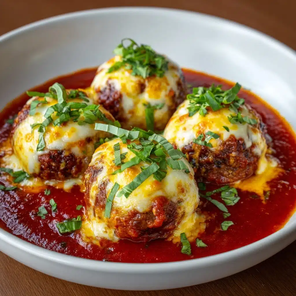 Chicken Parm Meatballs Recipe - Recipe Image