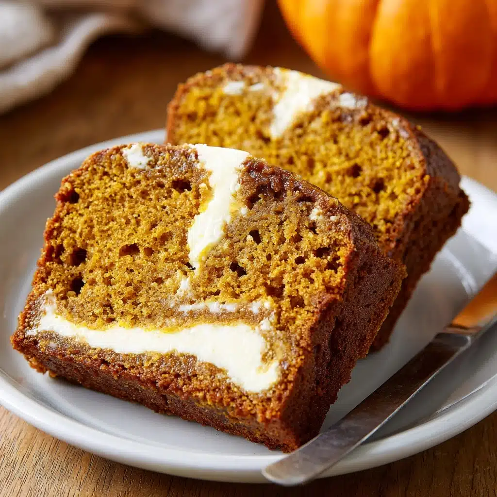 Keto Pumpkin Bread with Cream Cheese Filling Recipe - Recipe Image