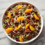 Wild Rice Salad with Orange and Cranberries Recipe