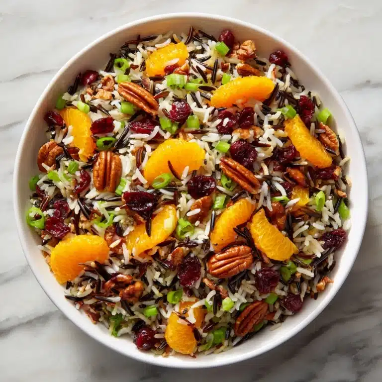 Wild Rice Salad with Orange and Cranberries Recipe