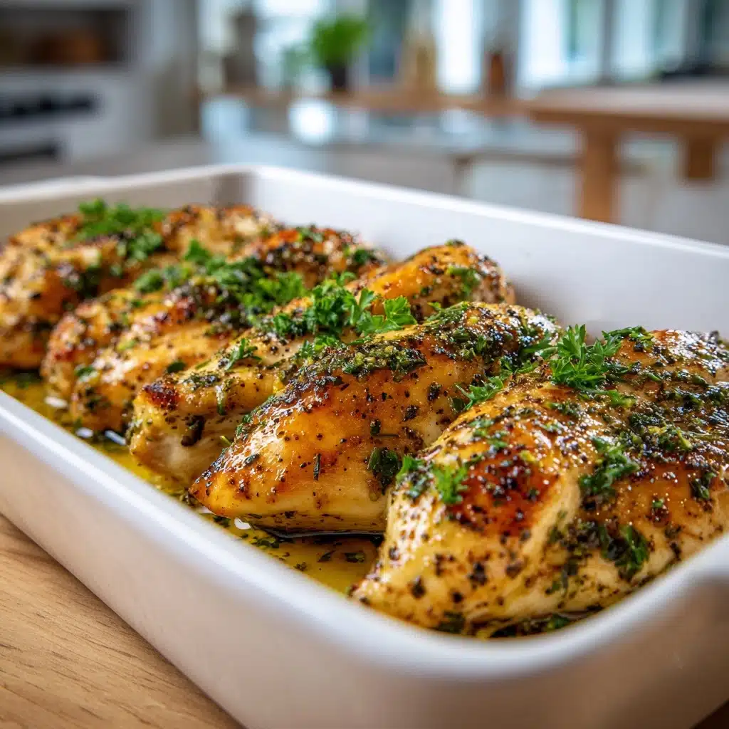Garlic Boneless Baked Chicken Breast Recipe