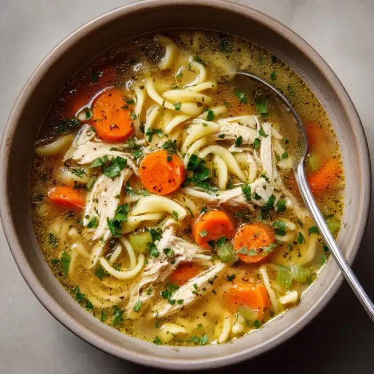 Easy Homestyle Chicken Noodle Soup Recipe