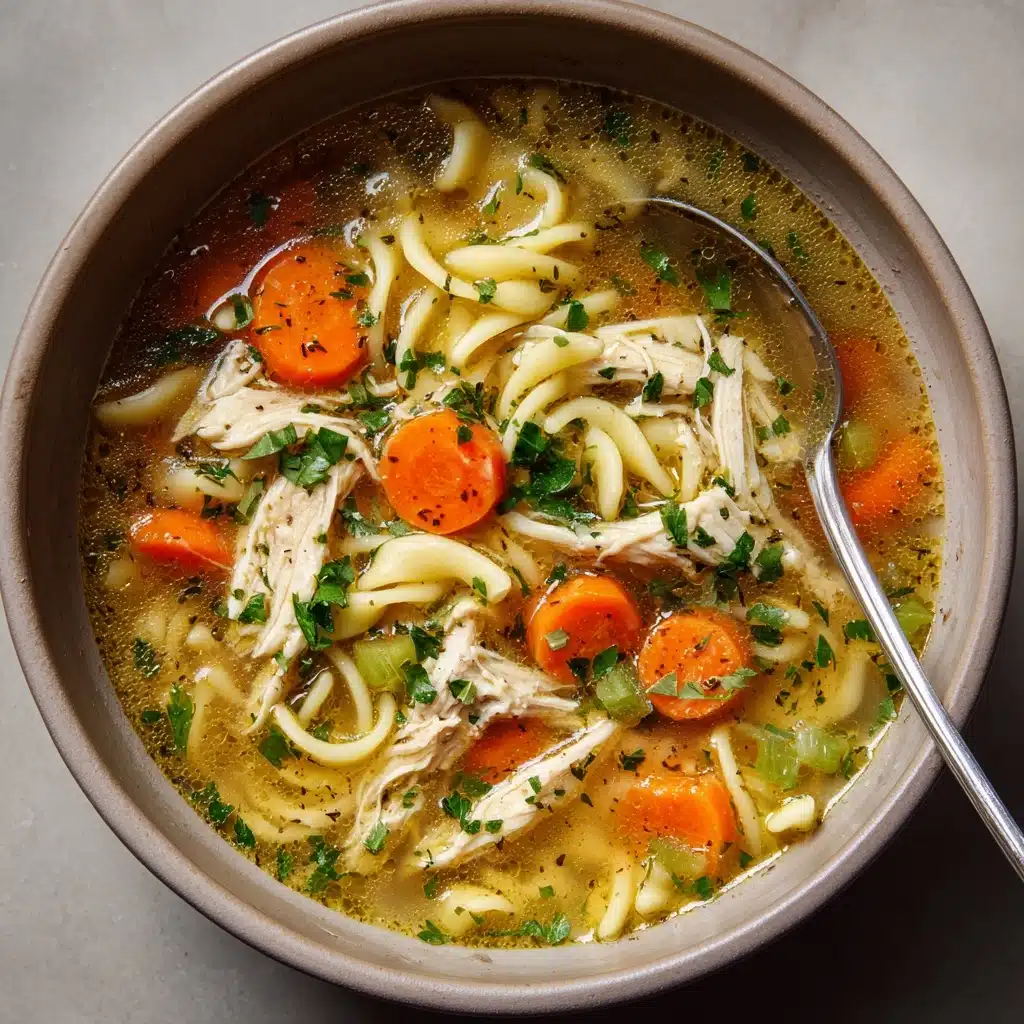 Easy Homestyle Chicken Noodle Soup Recipe