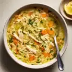 Lemon Chicken Orzo Soup Recipe