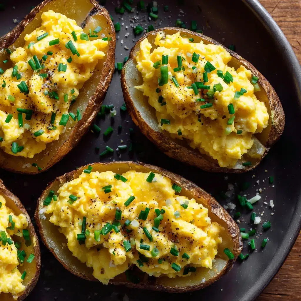Scrambled Eggs with Grated Potato and Chives Recipe - Recipe Image