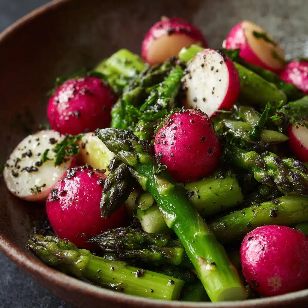 Spring Salad with Roasted Veggies Recipe - Recipe Image