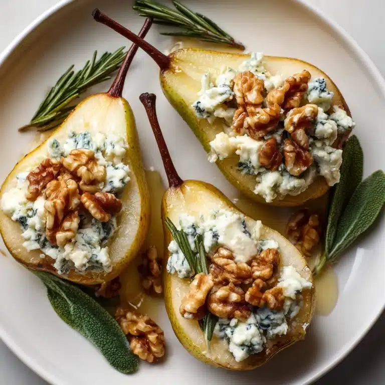 Blue Cheese Stuffed Pears Recipe