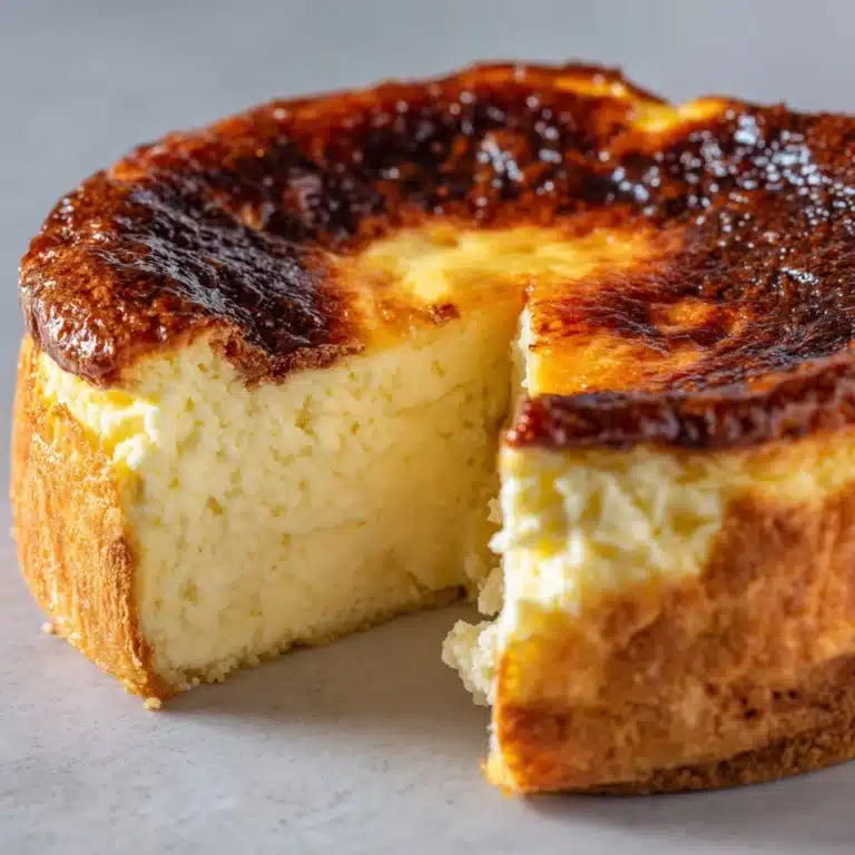 Loaf Pan Basque Cheesecake Recipe