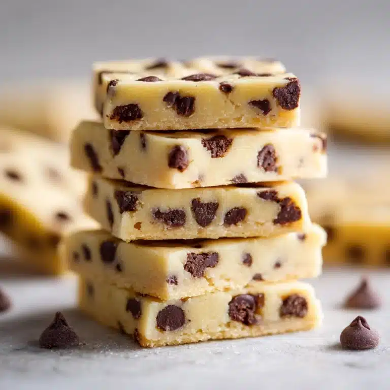 Dippable Chocolate Chip Shortbread Treats Recipe