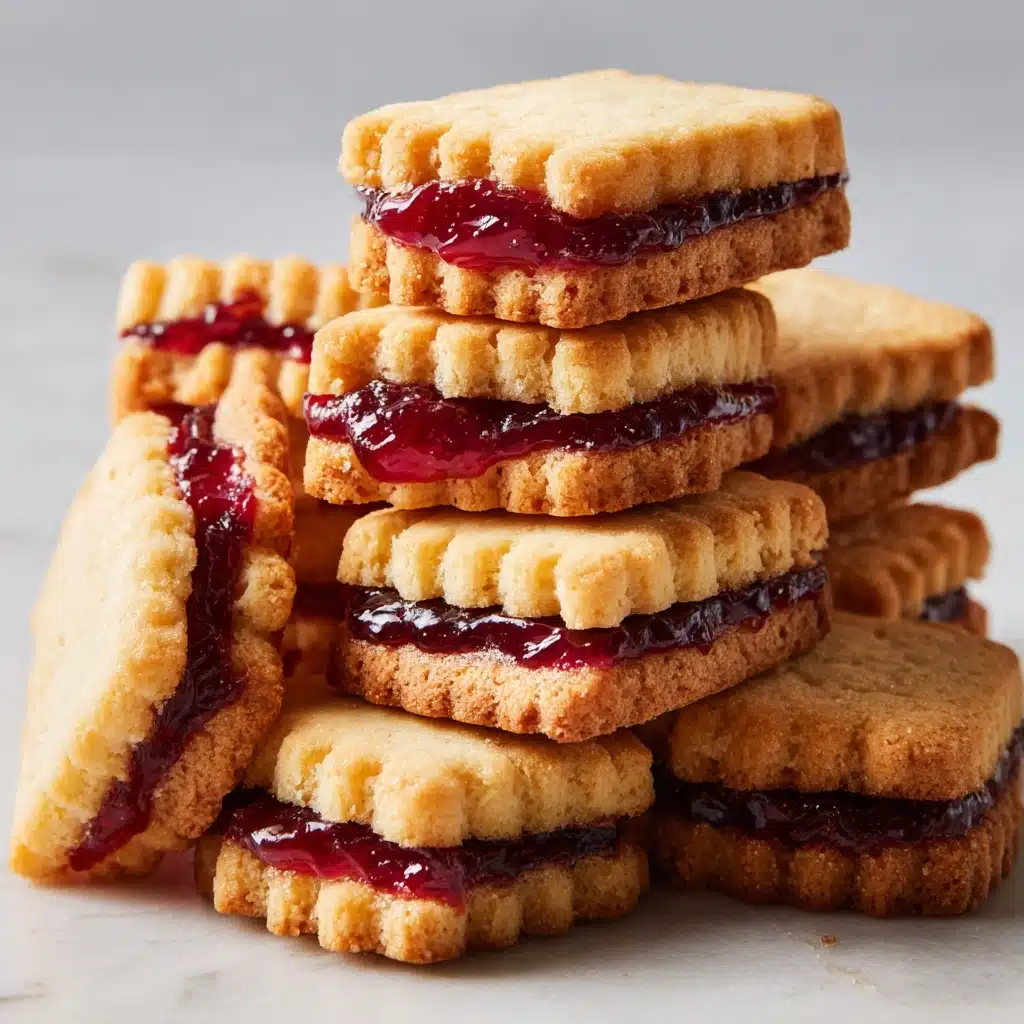Peanut Butter and Jelly Sandwich Cookies Recipe - Recipe Image