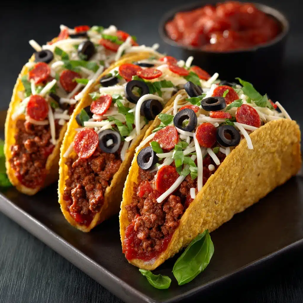 Meat Lovers Pizza Tacos Recipe