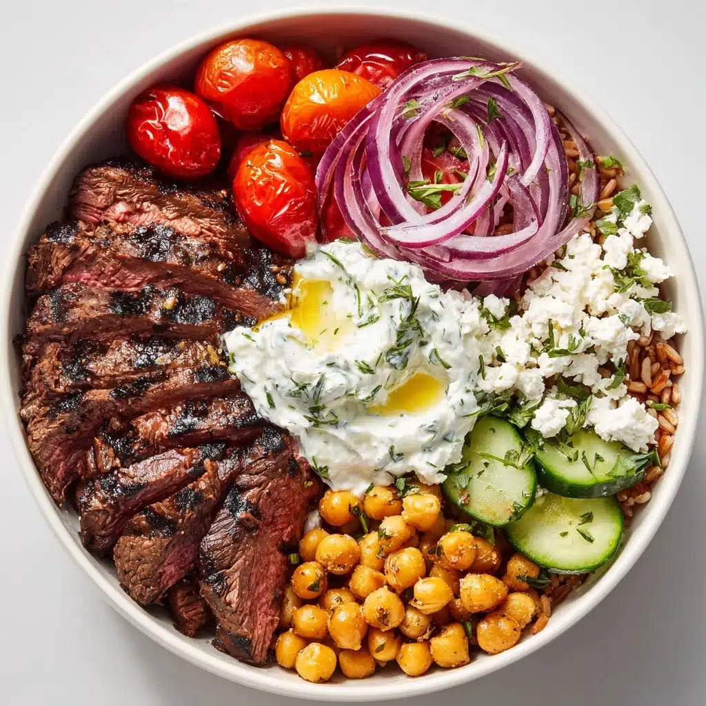 Mediterranean Steak Bowl Recipe