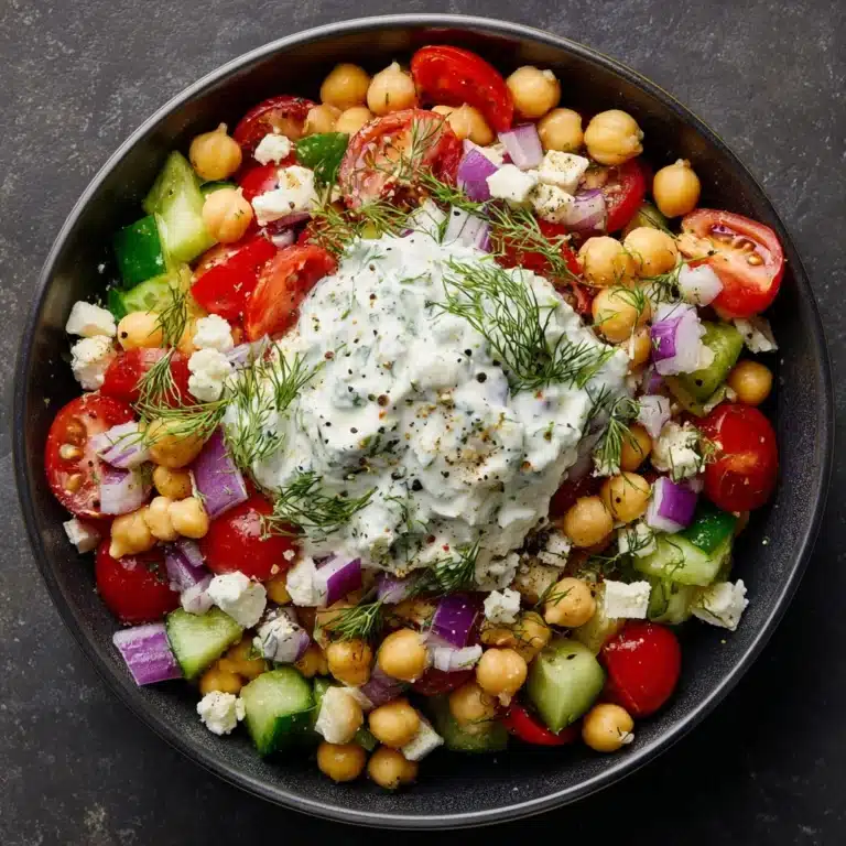 Tzatziki Chickpea Salad Recipe