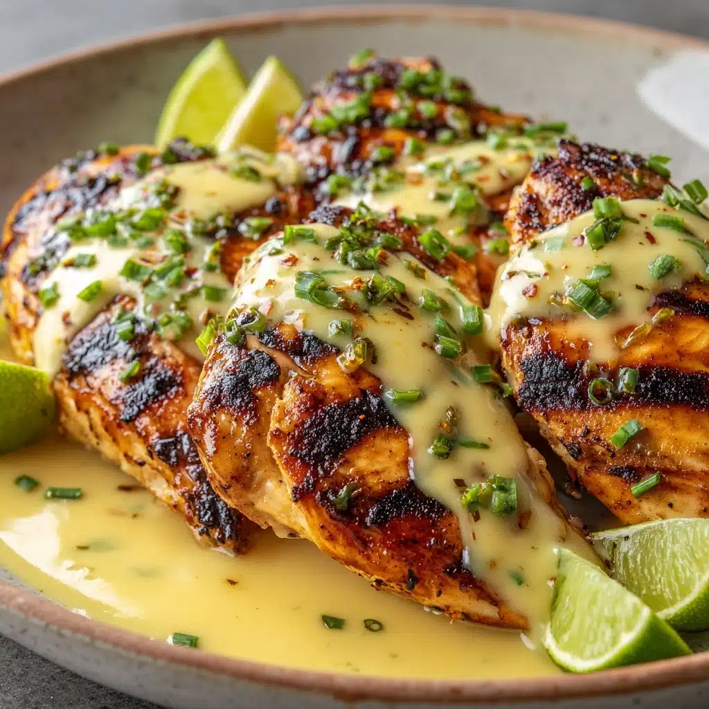 Grilled Salsa Verde Chicken with Pepper Jack Recipe