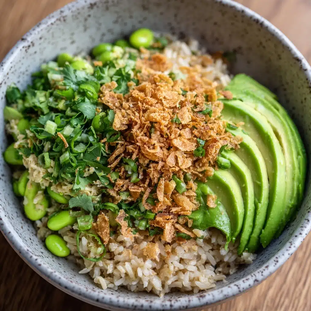 Tuna Avocado Crispy Rice Salad Recipe - Recipe Image