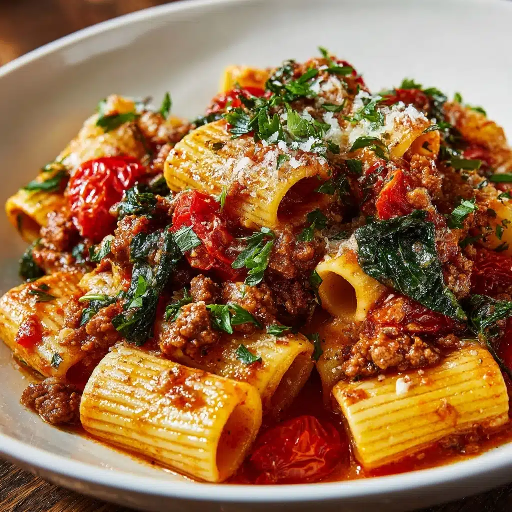 Creamy Italian Sausage Sun Dried Tomato Pasta Recipe - Recipe Image