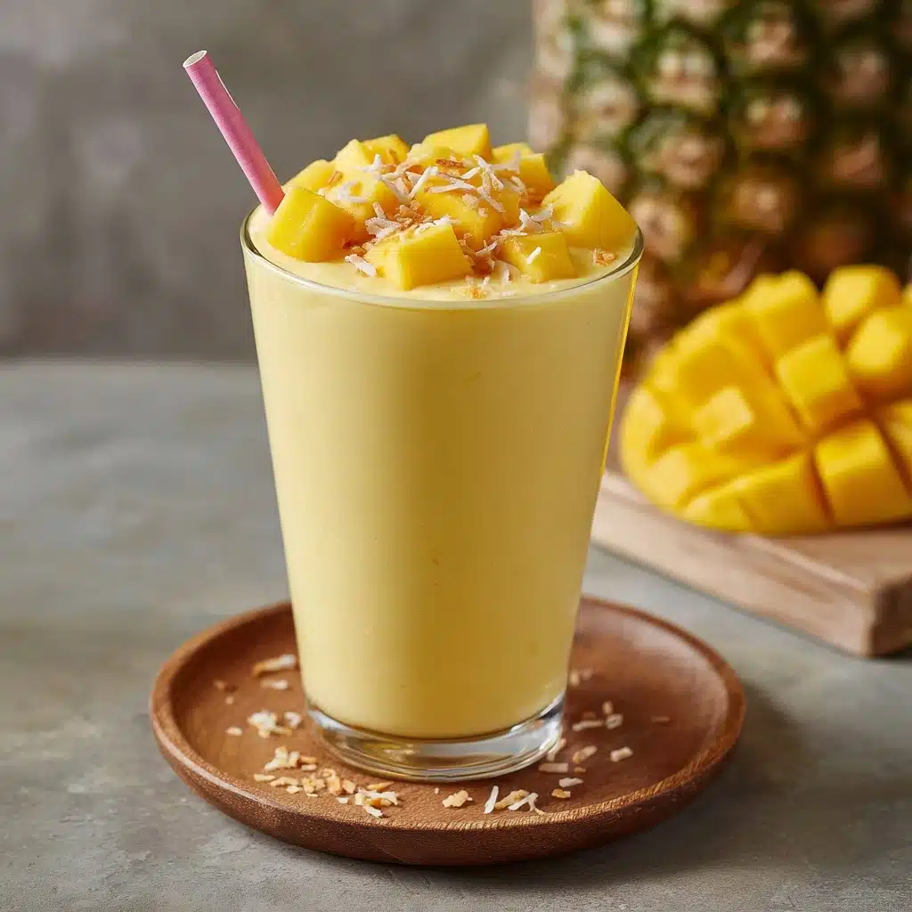Mango Pineapple Smoothie Bowl Recipe - Recipe Image