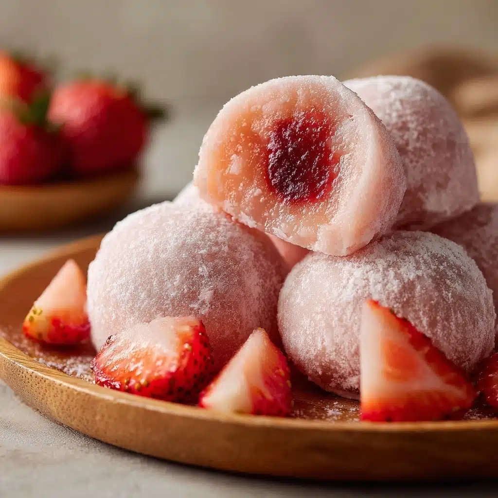 Strawberry Mochi Recipe - Recipe Image