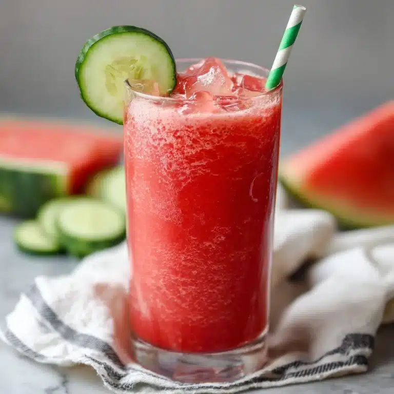 Watermelon Slushie Mocktail Recipe