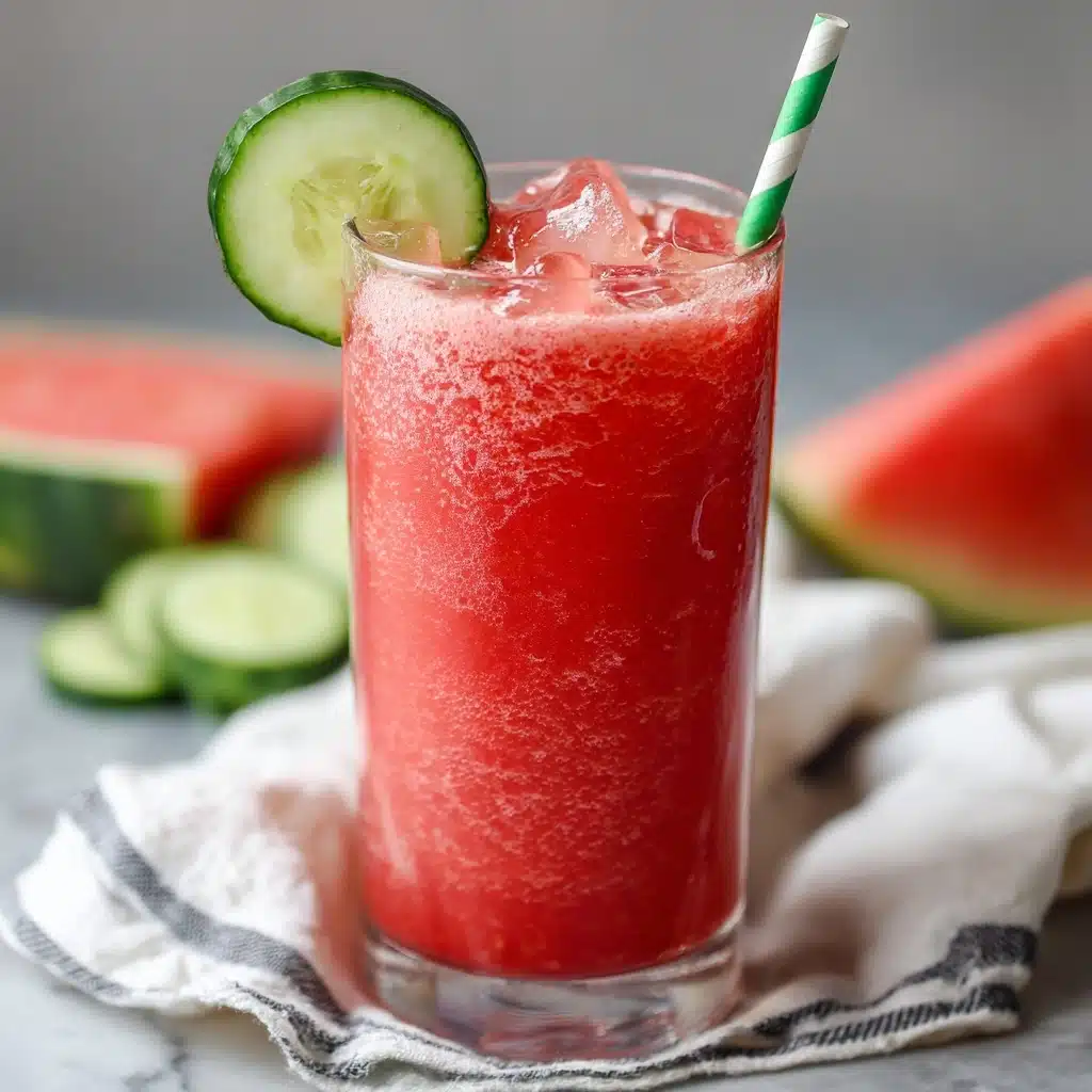 Watermelon Slushie Mocktail Recipe