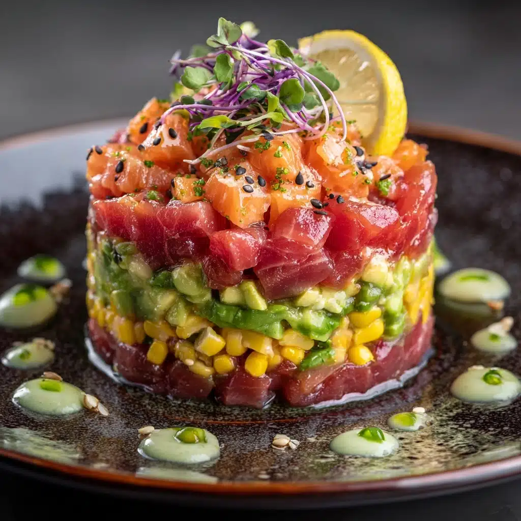 Salmon Tartare with Beetroot & Avocado Recipe