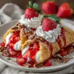 Strawberry Crunch Cheesecake Tacos Recipe