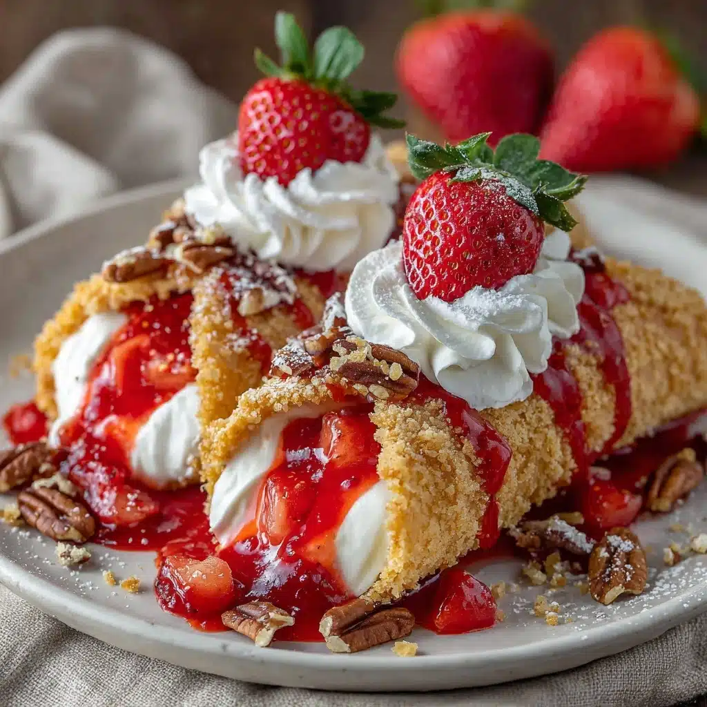 Strawberry Crunch Cheesecake Tacos Recipe - Recipe Image
