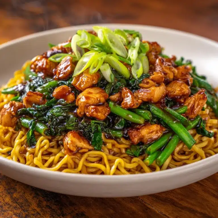 Garlic Chicken Lo Mein Recipe