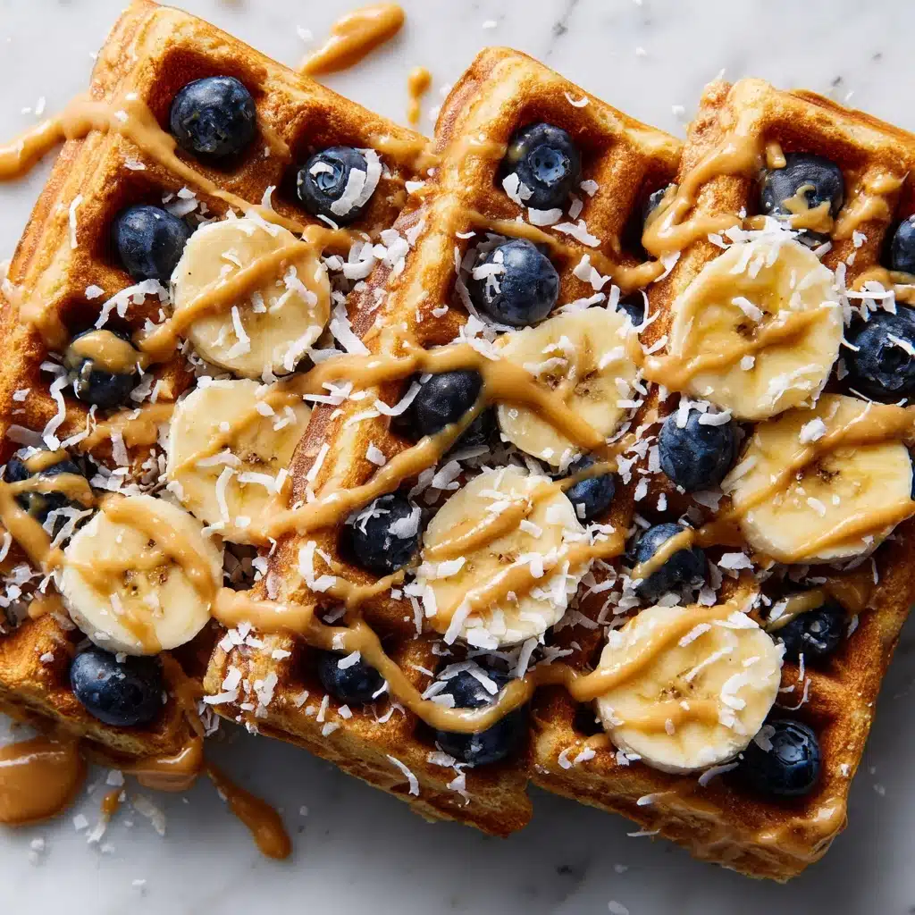 Healthy Flourless Banana Oat Waffles Recipe