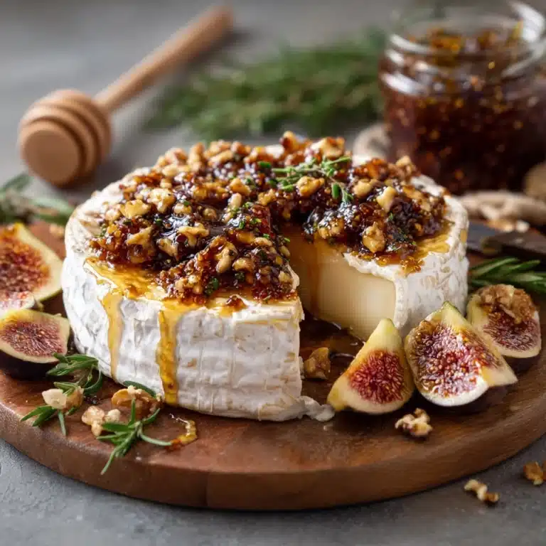 Boursin Cheese with Fig Jam and Pistachios Recipe