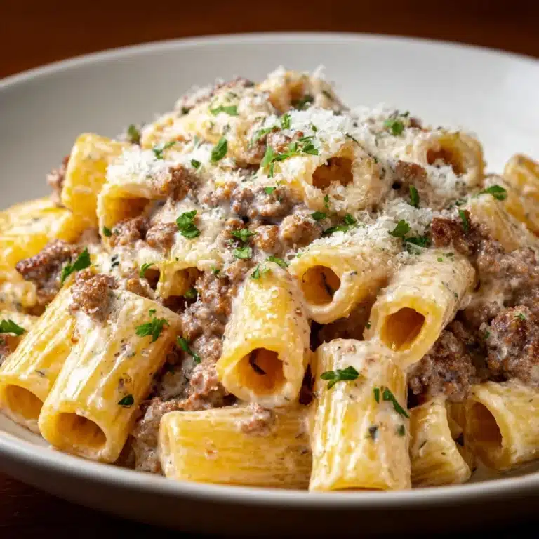One-Pot Creamy Beef Pasta Recipe