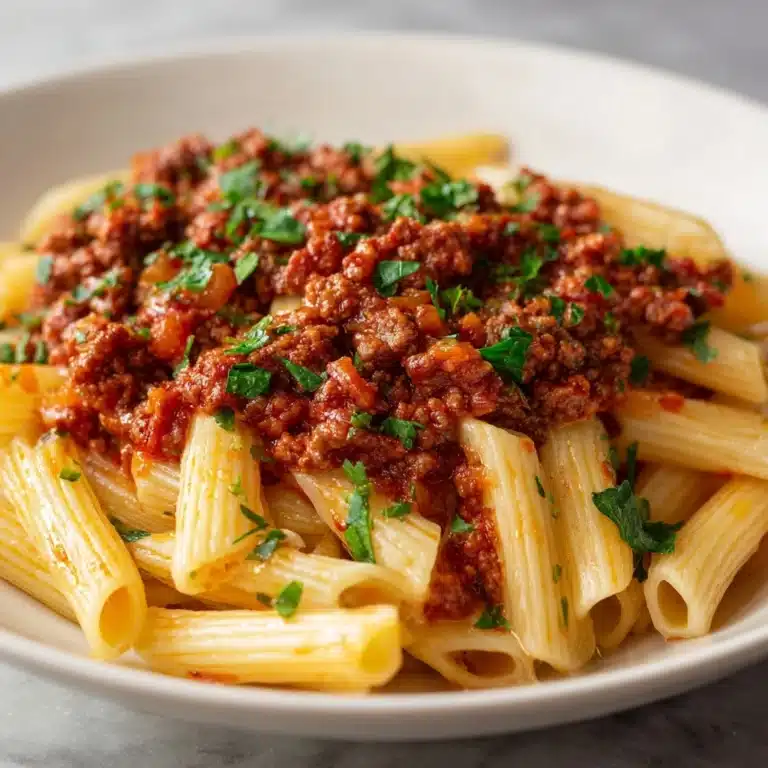 One Pot Sloppy Joe Pasta Recipe