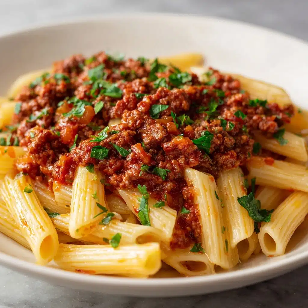 One Pot Sloppy Joe Pasta Recipe - Recipe Image